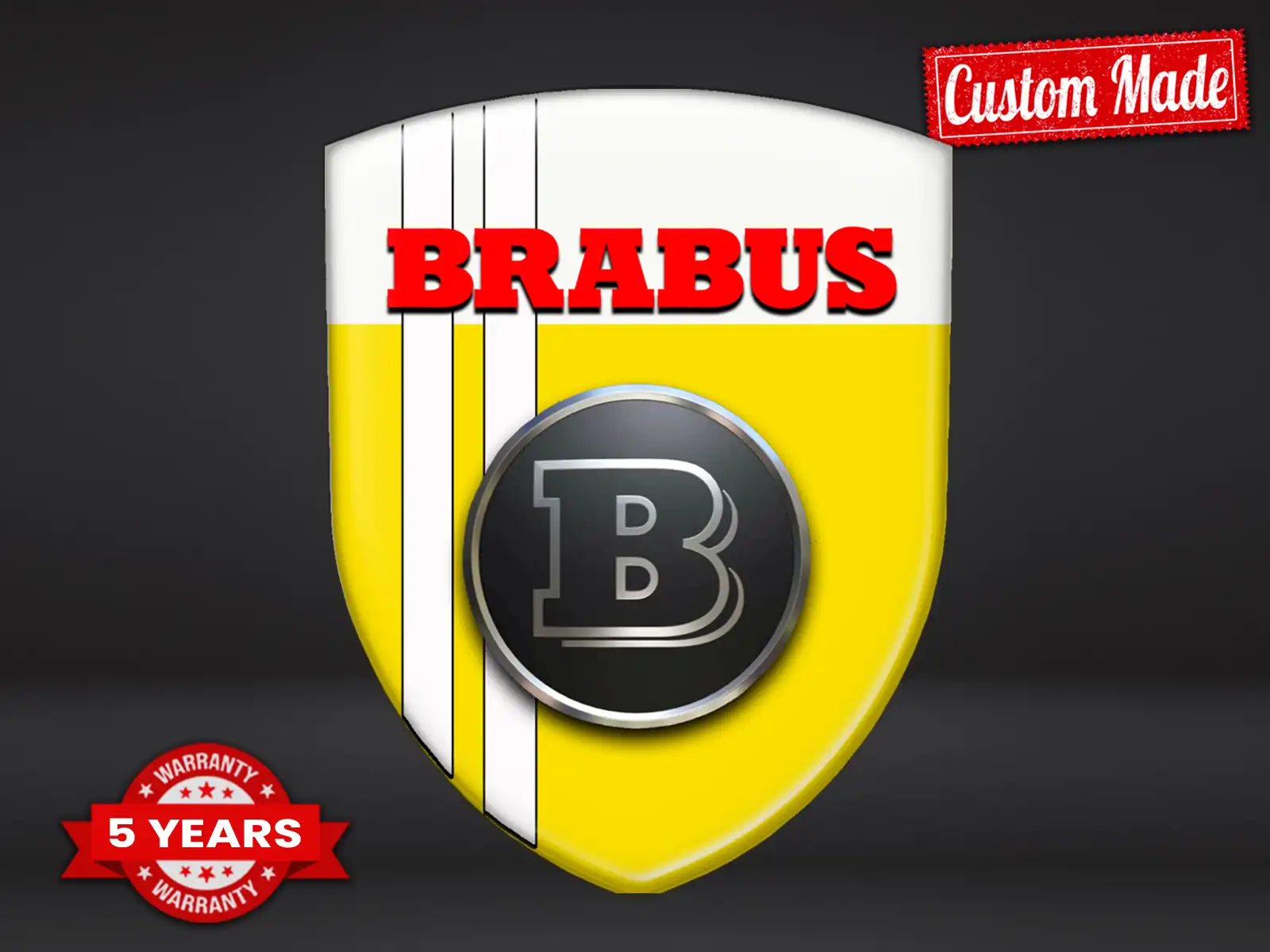 Brabus Heckscheibenaufkleber Trucks Luxus Edition Universal